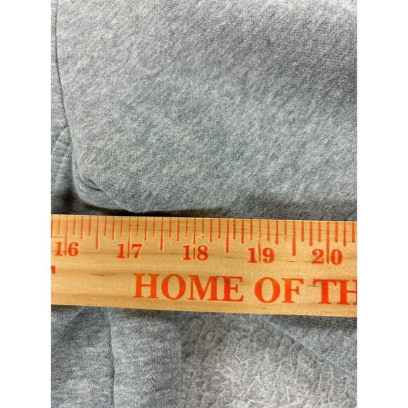 LSU Tigers League 1/4 Zip Campus Pullover Sweatshirt (Women's Small) Gray - Picture 9 of 13